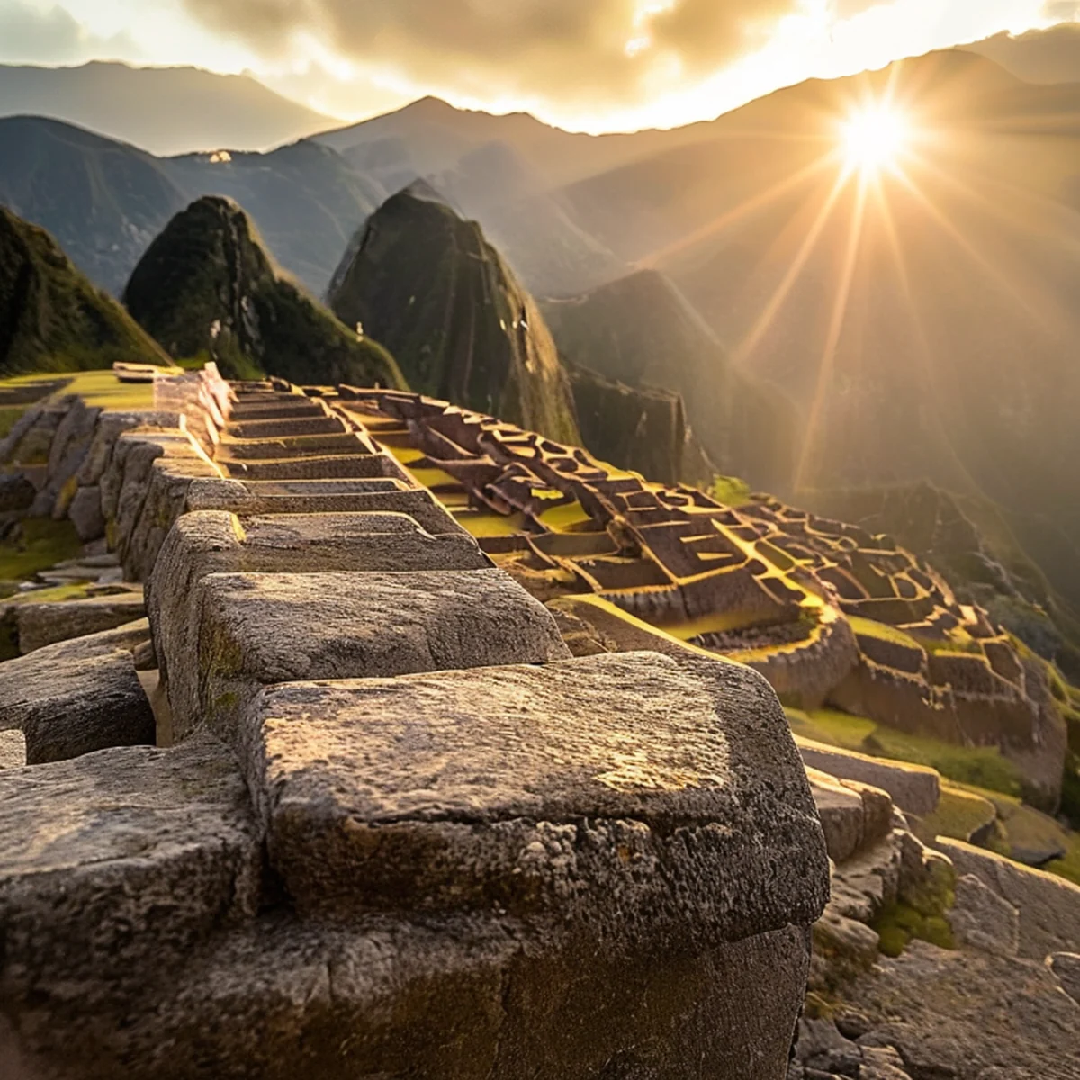 La pierre Intihuatana, l'horloge solaire des Incas