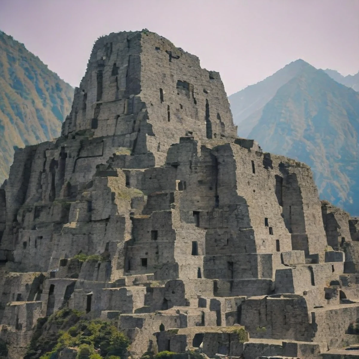 Le rovine dell'antica città inca di Machu Picchu