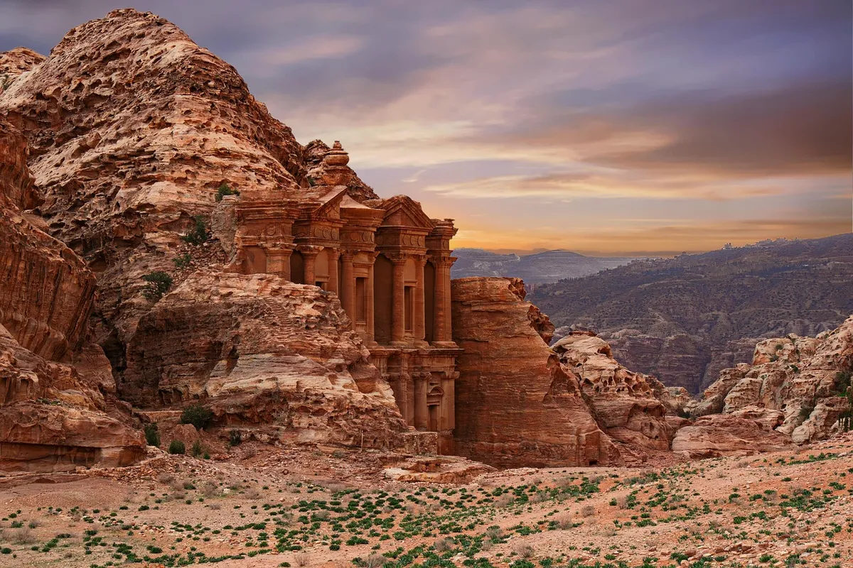 petra, ad deir, world heritage, sand stone, antique, historically, archaeology, nature, monument, culture, ad dayr, history, stones, sky, tourism, travel, vacat